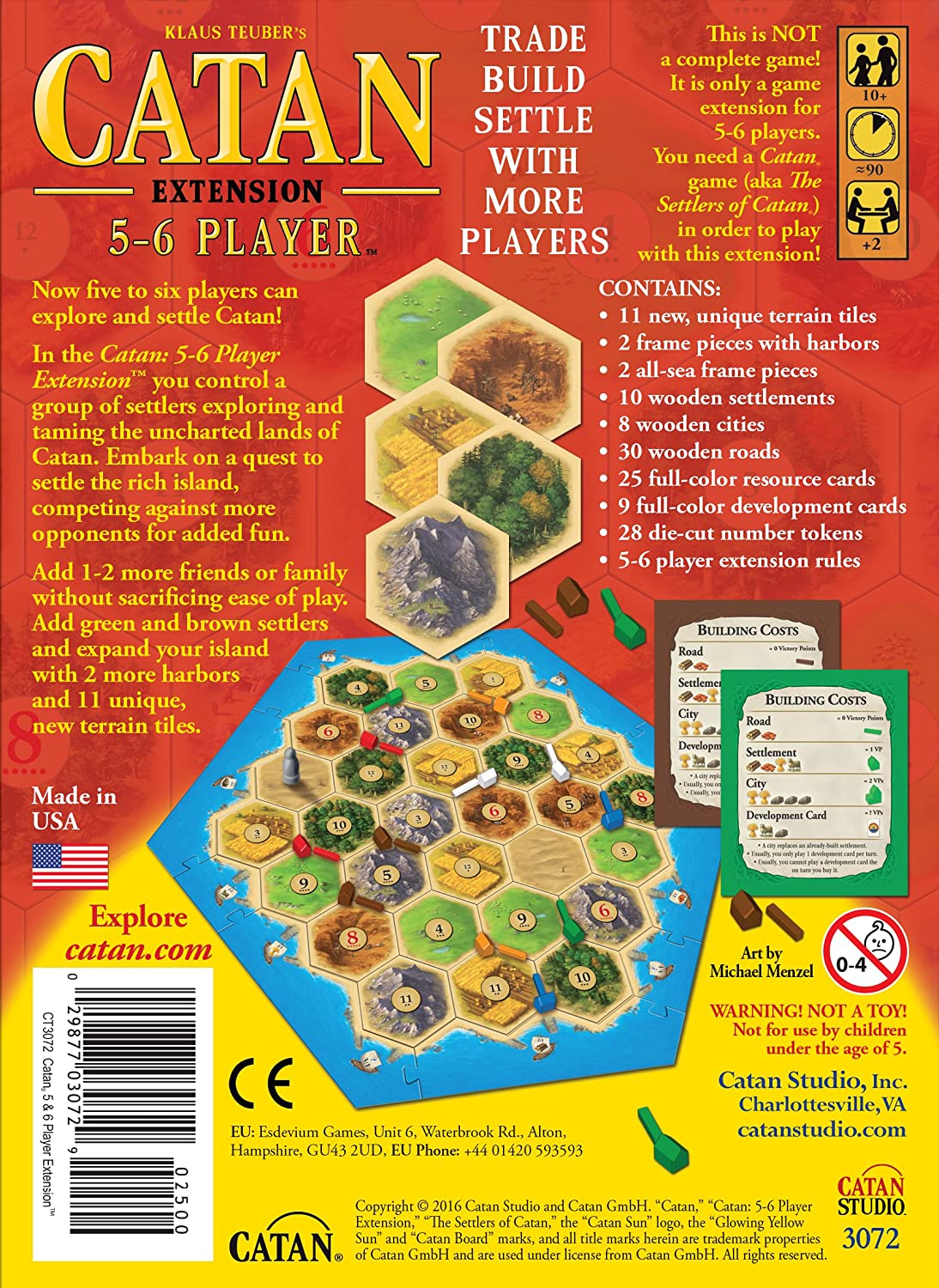 Catan: 5-6 Player Extension