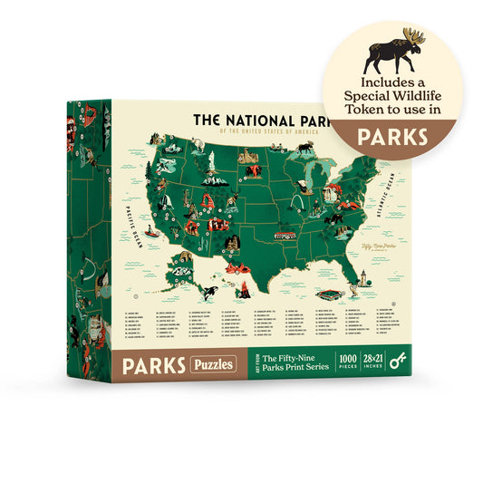 Parks Puzzle - National Parks Map