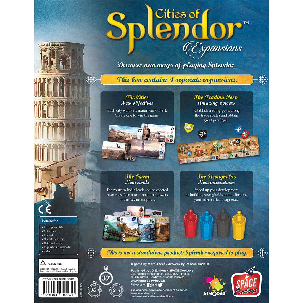 Splendor: Cities of Splendor Expansion